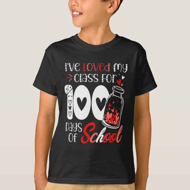 I kärlek i 100 dagars skollärare Valent T Shirt (Framsida)