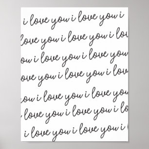 I Kärlek I Kärlek du i Kärlek du skriver ut Poster