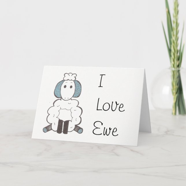 I kärlek - I Kärlek Ewe-kort Kort (Framsida)