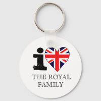 I Kärlek i Royalet Family Keychain