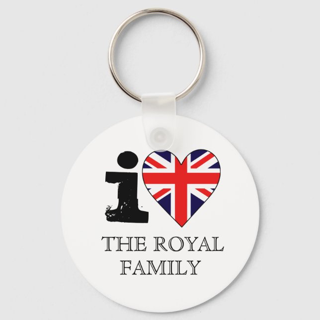 I Kärlek i Royalet Family Keychain Nyckelring (Framsida)