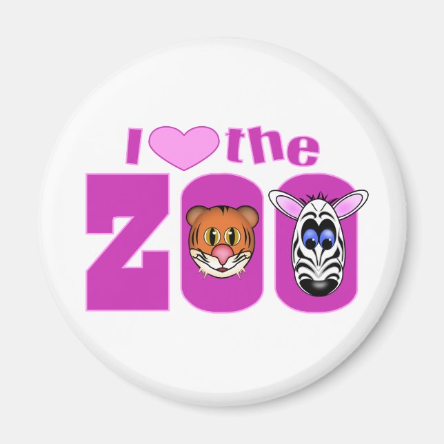 I Kärlek i Zoo Magnet (Framsidan)