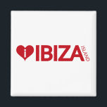 i Kärlek Ibiza Island Original Officiella souvenir Magnet<br><div class="desc">i Kärlek Ibiza Island Original Officiella souvenirer.</div>