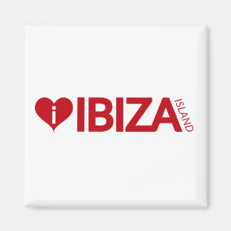 i Kärlek Ibiza Island Original Officiella souvenir Magnet