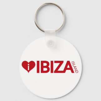 i Kärlek Ibiza Island Original Officiella souvenir Nyckelring