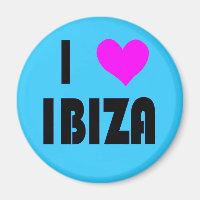 I kärlek Ibiza magnet