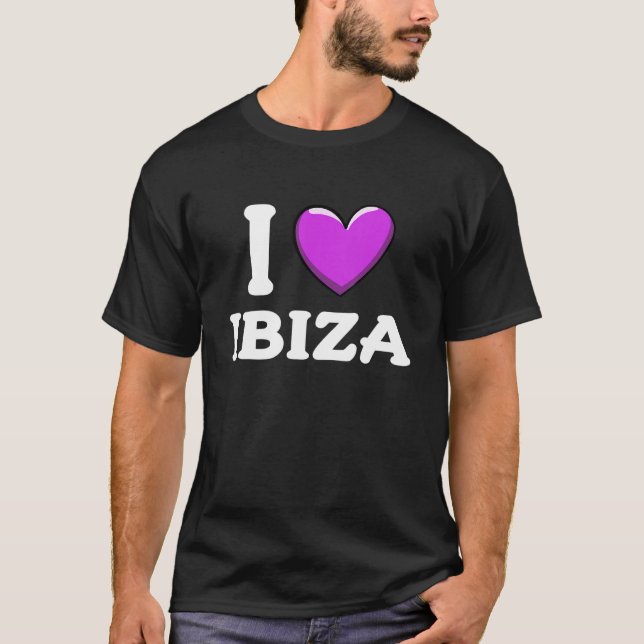 I Kärlek Ibiza Spain_1 T Shirt (Framsida)