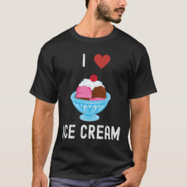 I Kärlek Ice Cream T Shirt