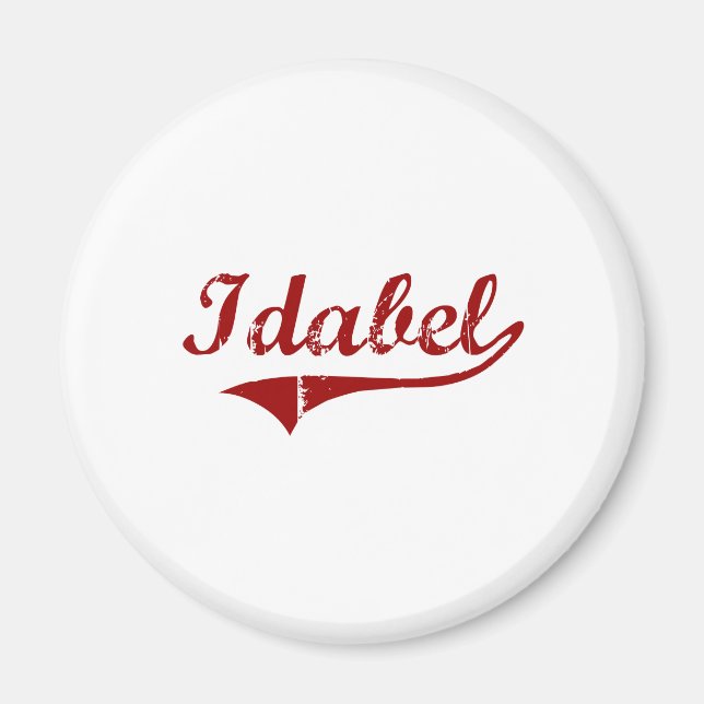 I Kärlek Idabel Oklahoma Magnet (Framsidan)