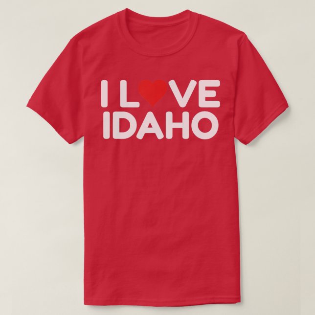 I Kärlek Idaho 6 T Shirt (Design framsida)