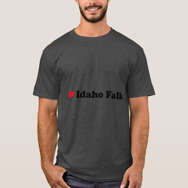 I Kärlek Idaho Falls 1 T Shirt (Framsida)