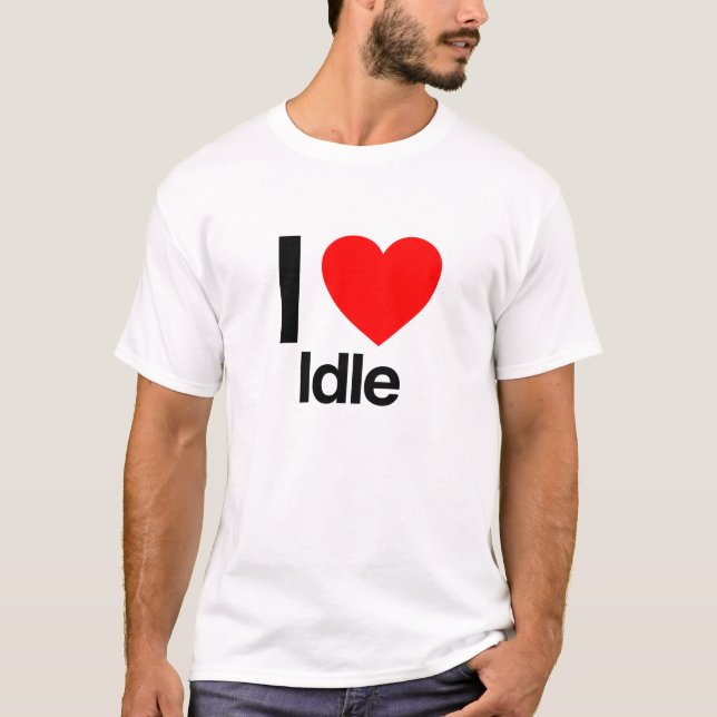 i kärlek idle t shirt (Framsida)