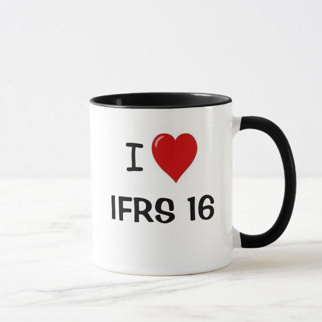 I Kärlek IFRS 16 - I Hjärtat IFRS 16 Mugg (Höger)