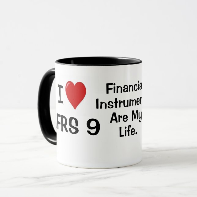 I Kärlek IFRS 7 och 9 Finansiella instrument - Off Mugg (Framsida vänster)