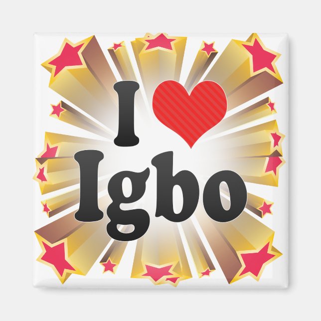 I Kärlek Igbo Magnet (Framsidan)