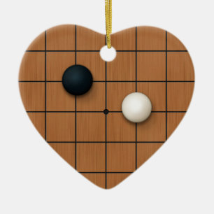 I Kärlek Igo Anpassningsbar Heart Julgransprydnad Keramik