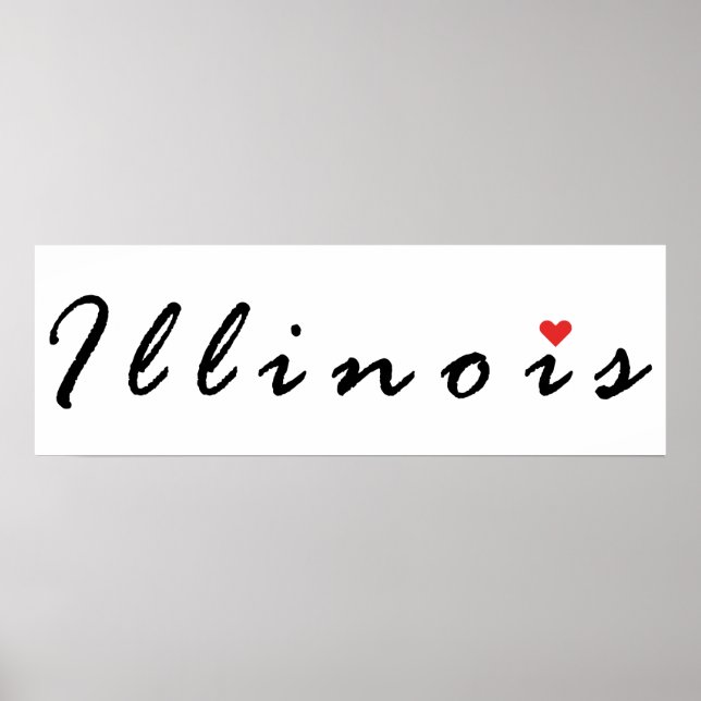 I kärlek Illinois Poster (Framsidan)
