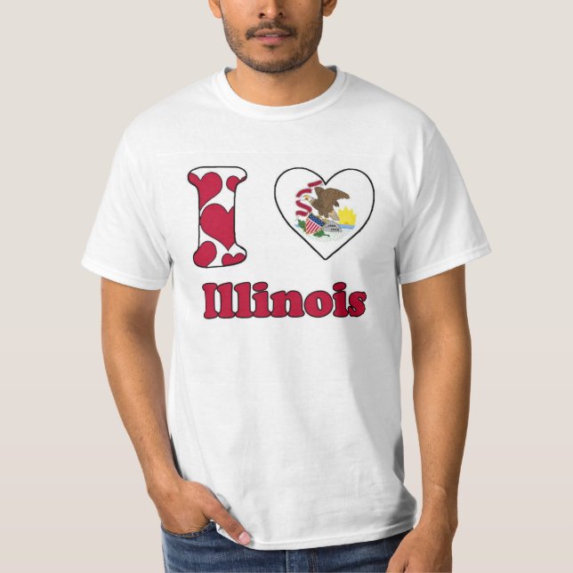 I kärlek Illinois Tröja (Framsida)