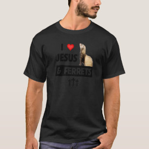 I Kärlek Illrar och Jesus Christian Kor T Shirt
