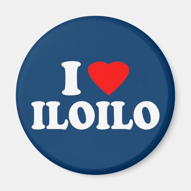 I Kärlek Iloilo Magnet (Framsidan)