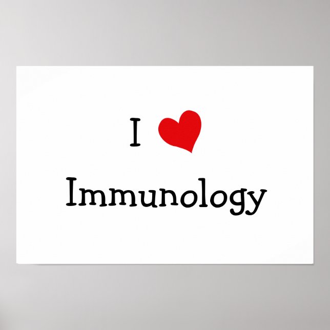 I Kärlek immunologi Poster (Framsidan)