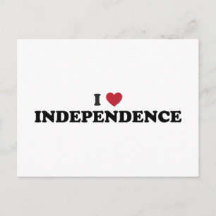 I Kärlek Independence Missouri Vykort