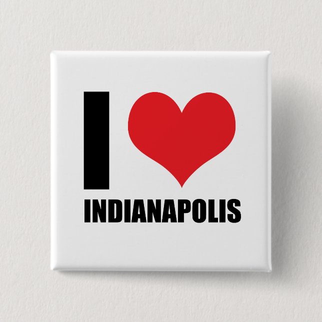 I kärlek Indianapolis Knapp (Framsida)