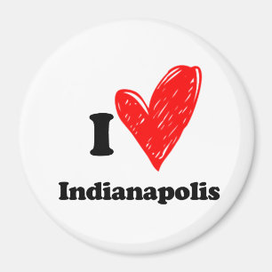 I kärlek Indianapolis Magnet