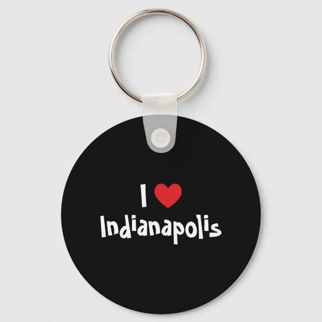 I Kärlek Indianapolis Nyckelring (Framsida)