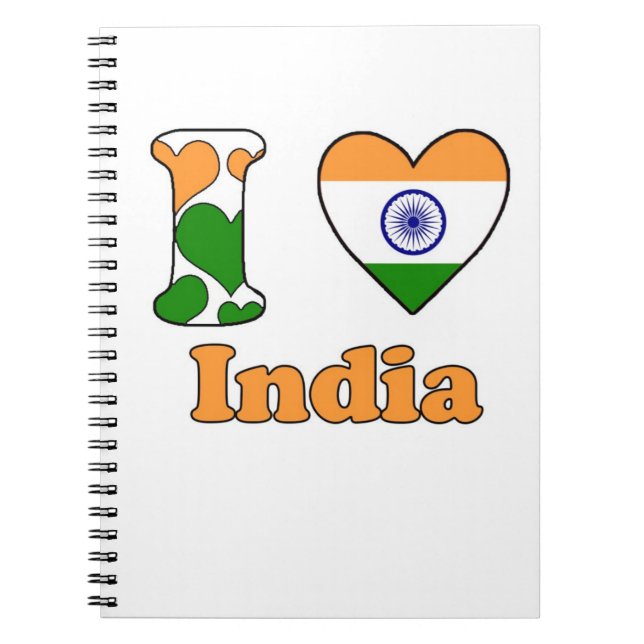I kärlek Indien Anteckningsbok (Framsidan)