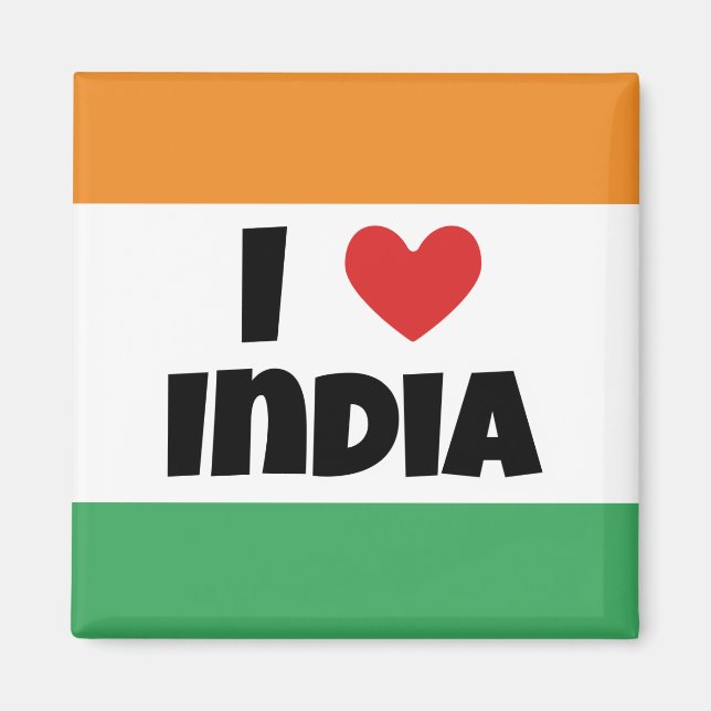 I kärlek Indien Magnet (Framsidan)