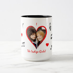 I Kärlek Indigo Girls Två-Tonad Mugg