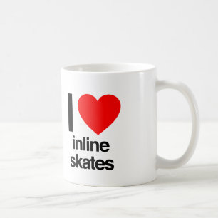 i kärlek inline skidor kaffemugg