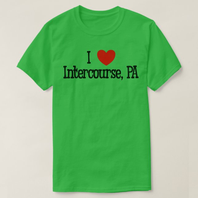 I Kärlek Interkurs PA T Shirt (Design framsida)