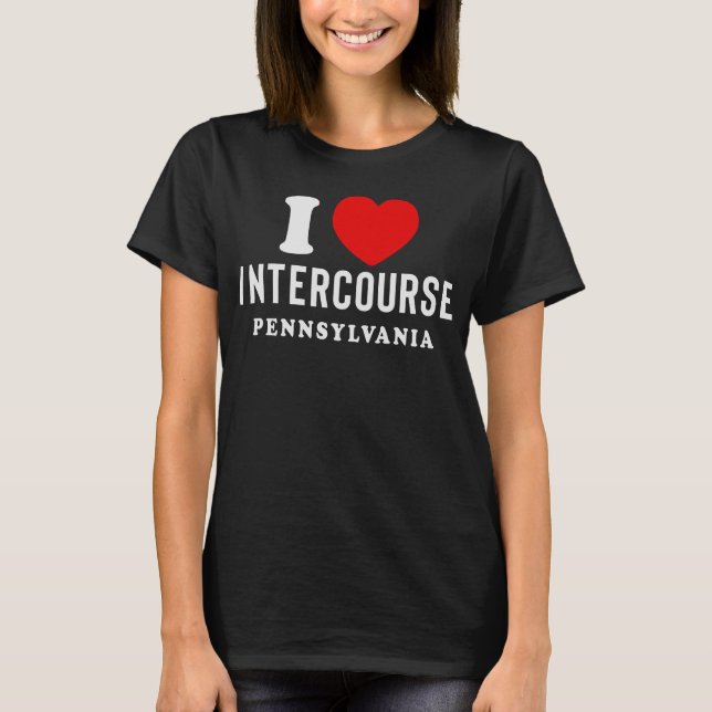I kärlek Interkurs Pennsylvania T Shirt (Framsida)