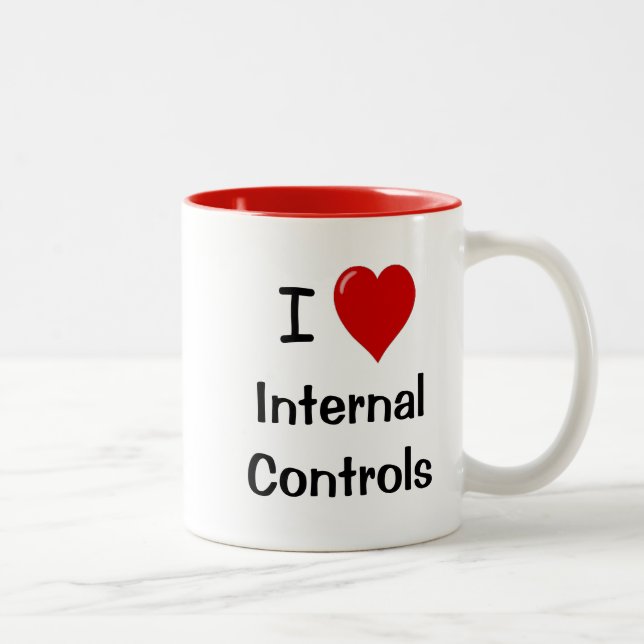 I Kärlek Internal Controls Office Mugg (Höger)
