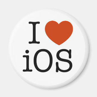 I kärlek iOS - knapp Magnet
