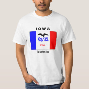 I Kärlek Iowa, delstaten Hawkeye, T Shirt