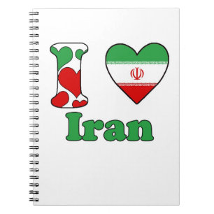 I kärlek Iran Anteckningsbok
