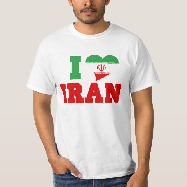 I Kärlek Iran Tee Shirt (Framsida)