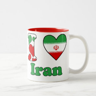 I kärlek Iran Två-Tonad Mugg
