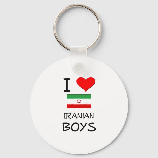 I Kärlek Iranian Boys Nyckelring (Framsida)