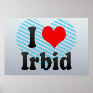 I Kärlek Irbid, Jordanien Poster
