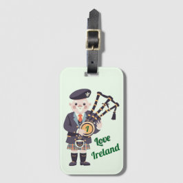 "I Kärlek Ireland"Acrylic Luggage Tag Bagagebricka