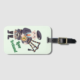 "I Kärlek Ireland"Acrylic Luggage Tag Bagagebricka
