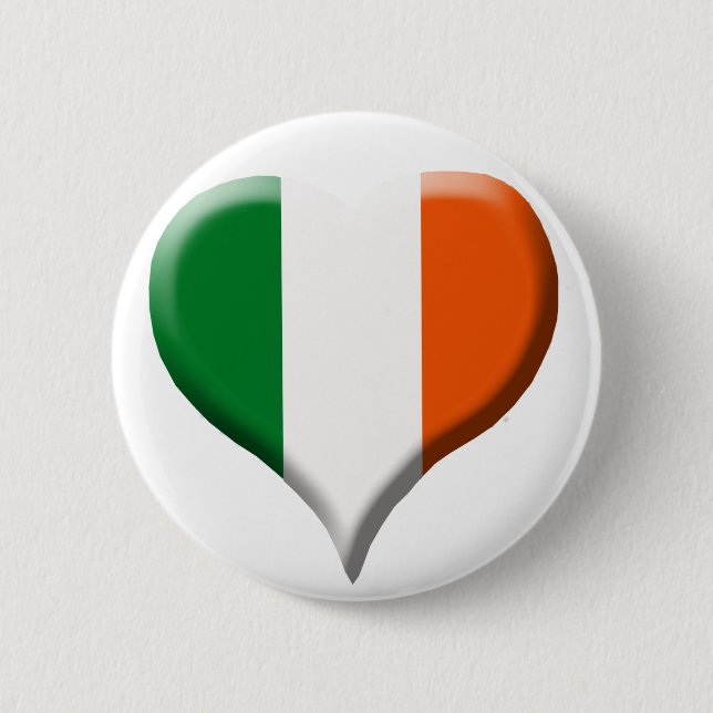 I Kärlek Ireland Button Knapp (Framsida)