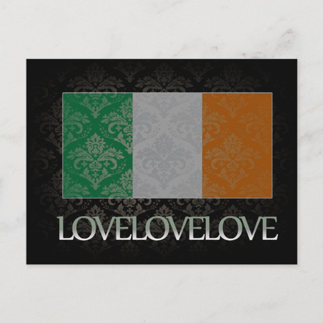 I kärlek Ireland Coola Vykort (Framsida)