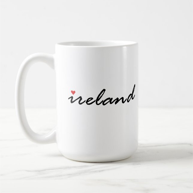 I kärlek Ireland Kaffemugg (Vänster)