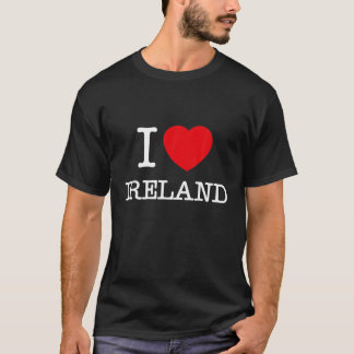 I Kärlek Ireland Novelty Graphic Tees T Shirt