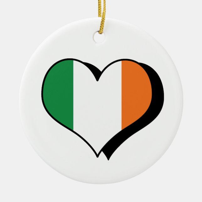 I Kärlek Ireland Ornament (Framsidan)